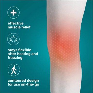FUNDA DE GEL TERMORREGULADOR PARA RECUPERACION DE RODILLA LARGA, REUTILIZABLE Y TALLA UNICA - 2