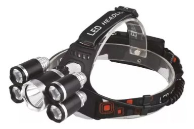 LINTERNA LED CINTILLO CABEZA LED T6 CREE RECARGABLE /L009 - 1