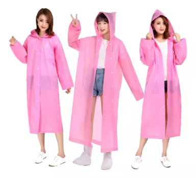 X3 PONCHO CAPA IMPERMEABLE LLUVIA - 1