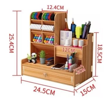 ORGANIZADOR LÁPICES PLUMONES OFICINA ESCRITORIO - 1