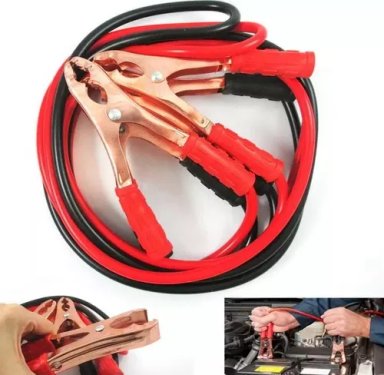 CABLE PUENTE DE BATERÍA 2000 AMP ROBA CORRIENTE AUTO XL PRO - 1