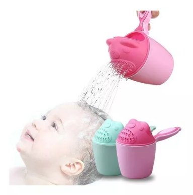 JARRO REGADERA DUCHA BAÑO DEL BEBÉ ROSADO - 1