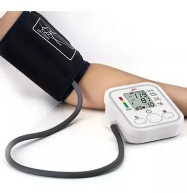 MÁQUINA PARA LA PRESIÓN MEDIDOR DE PRESIÓN ARTERIAL DIGITAL COLOR BLANCO - 1