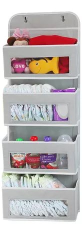 ORGANIZADOR ZAPATOS COLGANTE PUERTA CLOSET CON 4 BOLSILLO - 1