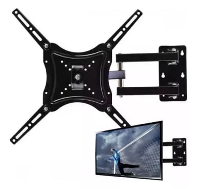 SOPORTE TV CON BRAZO ACERO 180º 14 55 PULGADAS 50KG 5097 - 1