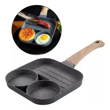 SARTÉN ANTIADHERENTE PARA HUEVOS MINI SARTÉN PARA PANQUEQUE - 1