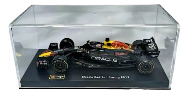AUTO FORMULA 1 RedBull RB19 2023 #1 Max Verstappen Caja Acrilica Burago - 3