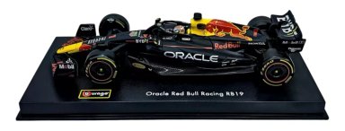 AUTO FORMULA 1 RedBull RB19 2023 #1 Max Verstappen Caja Acrilica Burago - 4