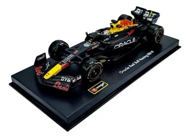 AUTO FORMULA 1 RedBull RB19 2023 #1 Max Verstappen Caja Acrilica Burago - 5