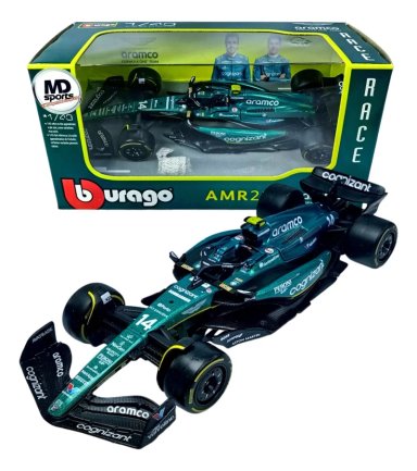 AUTO FÓRMULA 1 ASTON MARTIN AMR23 #14 F. ALONSO 2023 ESC1:43 - 1
