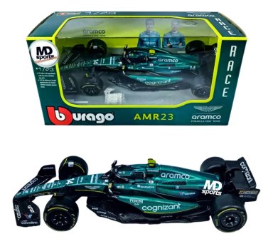 AUTO FÓRMULA 1 ASTON MARTIN AMR23 #14 F. ALONSO 2023 ESC1:43 - 3