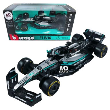 AUTO F1 MERCEDES W16 2025 #63 GEORGE RUSSELL CAJA NORMAL BURAGO 1:43 - 1