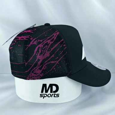 GORRO JOCKEY OFICIAL FORMULA 1 LOGOTIPO F1 NEGRO SPLASH ROSA 2025 - 3