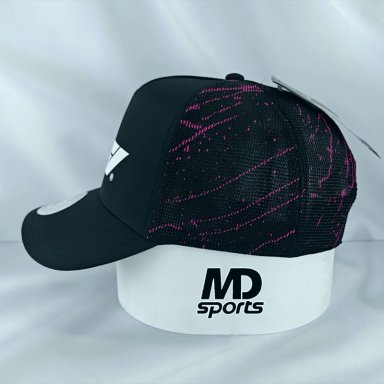 GORRO JOCKEY OFICIAL FORMULA 1 LOGOTIPO F1 NEGRO SPLASH ROSA 2025 - 5