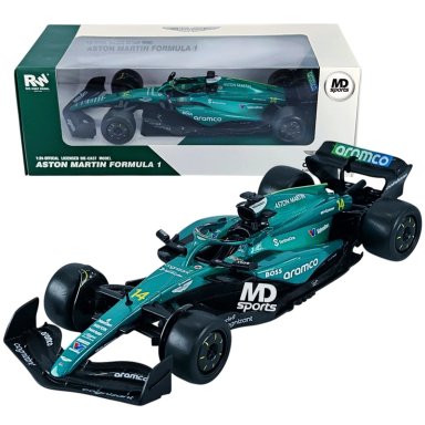 AUTO F1 ASTON MARTIN AMR24 2024 #14 FERNANDO ALONSO CAJA NORMAL RE.EL MODELS 1:24 - 1