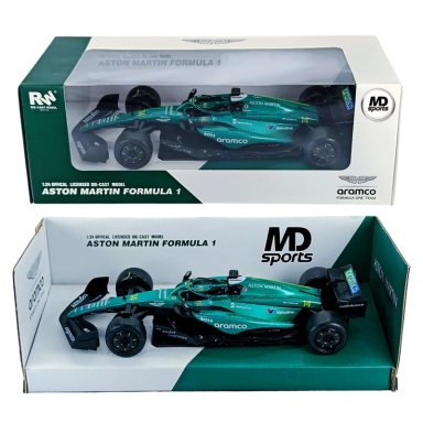 AUTO F1 ASTON MARTIN AMR24 2024 #14 FERNANDO ALONSO CAJA NORMAL RE.EL MODELS 1:24 - 2