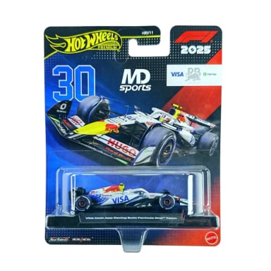 AUTO FORMULA 1 RACING BULLS VCARB 02 2025 #30 LIAM LAWSON HOTWHEELS PREMIUM 1:64 - 1