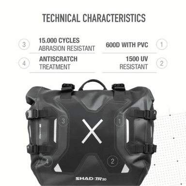 SHAD ALFORJAS IMPERMEABLE TERRA TR30 (X0TR30) - 4