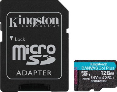 TARJETA MICROSD SDCG4/128GB MICROSDXC CANVAS GO PLUS GEN4 200MB/S A2 U3 V30 - 2