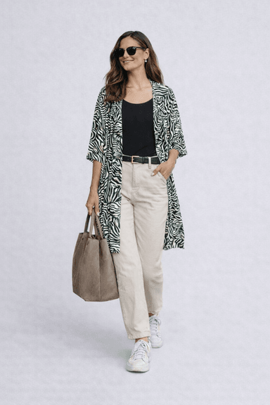 DOCOR ESPAÑA KIMONO CAMISOLA MUJER DISEÑO PRINT - 3