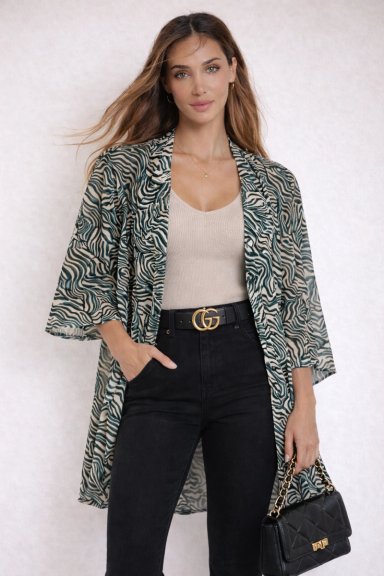 DOCOR ESPAÑA KIMONO CAMISOLA MUJER DISEÑO PRINT - 5