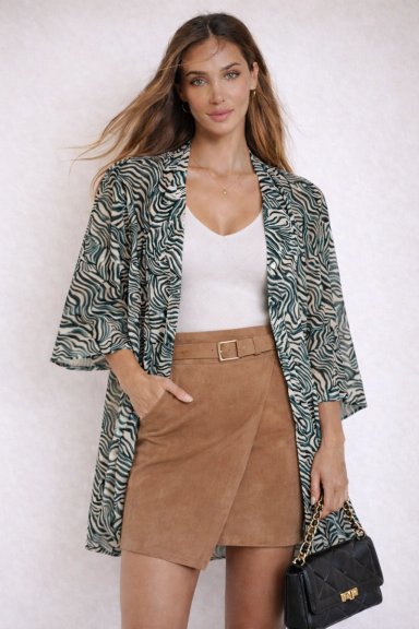 DOCOR ESPAÑA KIMONO CAMISOLA MUJER DISEÑO PRINT - 8