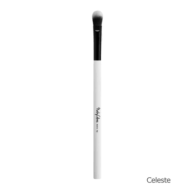 BROCHA DE MAQUILLAJE NATHYCOLORES PARA OJOS DE BAJA DIFUMINACIÓN CELESTE - 4