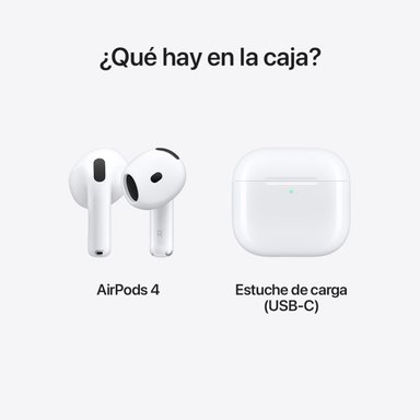 AUDIFONOS INALAMBRICOS APPLE AIRPODS 4 - BLANCO - 6