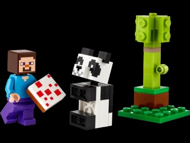 LEGO MINECRAFT STEVE Y PANDA BEBE  (30672) 35 PIEZAS - 1