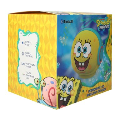 PARLANTE INALAMBRICO LED NICKELODEON BOB ESPONJA - 5