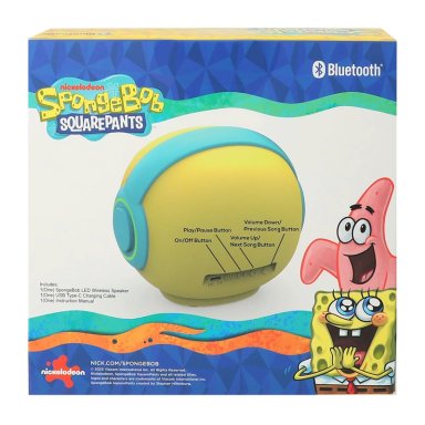PARLANTE INALAMBRICO LED NICKELODEON BOB ESPONJA - 6