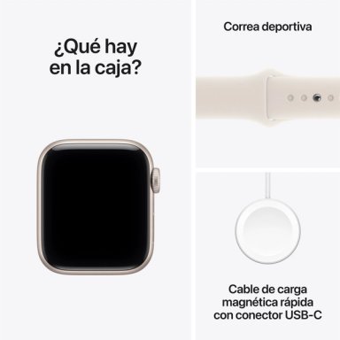APPLE WATCH SE 3 40MM ALUMINIO GPS SPORT BAND SM STARLIGHT - 9