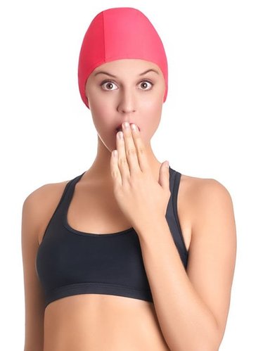 GORRO PARA PISCINA DE LYCRA NEGRO - 1