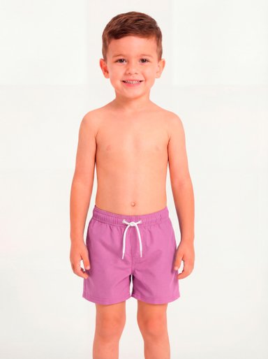 TRAJE BAÑO SHORT NIÑO SAMIA MORADO 1504 - 1