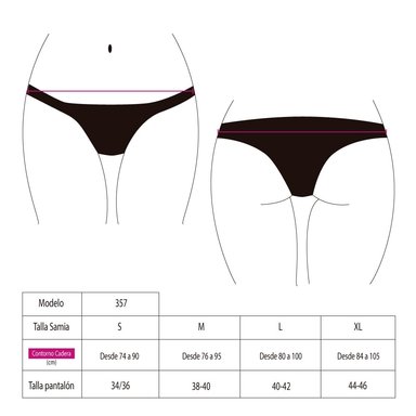 CALZÓN BIKINI CLÁSICO NEGRO - 2