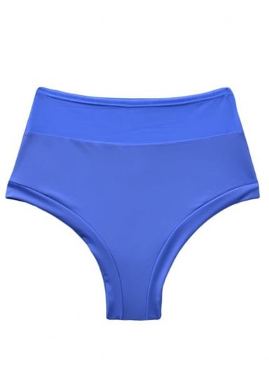 BIKINI MUJER SAMIA 3612 CALZÓN PIN UP CON TRANSPARENCIA COLOR AZUL - 3