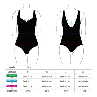 TRAJE DE BAÑO MUJER SAMIA 701011 DE UNA PIEZA ESTAMPADO MORADO - 3
