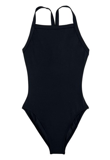 TRAJE DE BAÑO NIÑA SAMIA NEGRO 6301 DEPORTIVO COMPETICIÓN PARA - 1