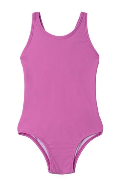TRAJE DE BAÑO DEPORTIVO DE NIÑA MORADO - 3
