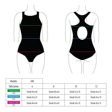 TRAJE DE BAÑO DEPORTIVO DE NIÑA MORADO - 4
