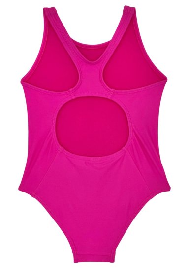 TRAJE DE BAÑO BÁSICO NIÑA SAMIA FUCSIA - 4
