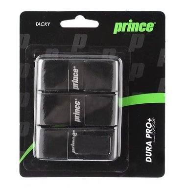OVERGRIP PRINCE DURAPRO+ NEGRO X3 TENIS/PADEL - 1