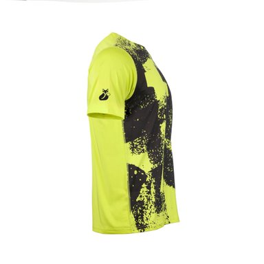 POLERA TILKI PRINT POLY TEMEL AMARILLO FLUOR TENIS PADEL - 2