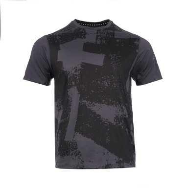 POLERA TILKI PRINT POLY TEMEL NEGRA TENIS PADEL - 1