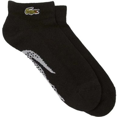 CALCETIN LACOSTE SPORT CORTO NEGRO - 1
