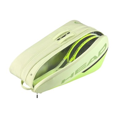 BOLSO TENIS HEAD TOUR RACQUET BAG L EN COLOR AMARILLO FLUOR - 3