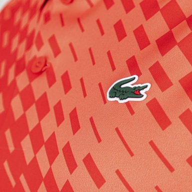 POLERA LACOSTE POLO NOVAK DJOKOVIC EN COLOR ROJO TENIS PADEL - 3