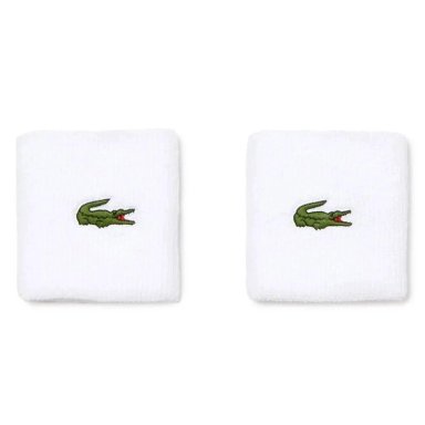 MUÑEQUERA LACOSTE SPORT EN COLOR BLANCO X2 TENIS PADEL - 2