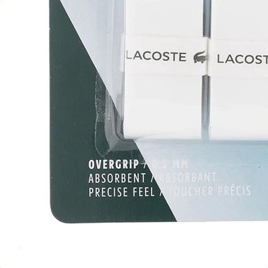 OVERGRIP LACOSTE EN COLOR BLANCO X3 TENIS PADEL - 2