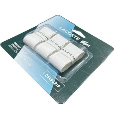 OVERGRIP LACOSTE EN COLOR BLANCO X3 TENIS PADEL - 3